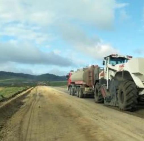 RZ560，蒙古瀝青路面冷再生